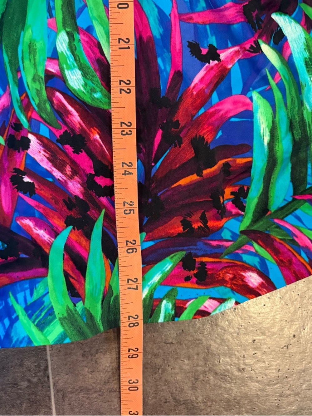 Vintage Bathing Suit Karen Stranger Things Tropical Pattern Swim Skirt Summer - Picture 7 of 10
